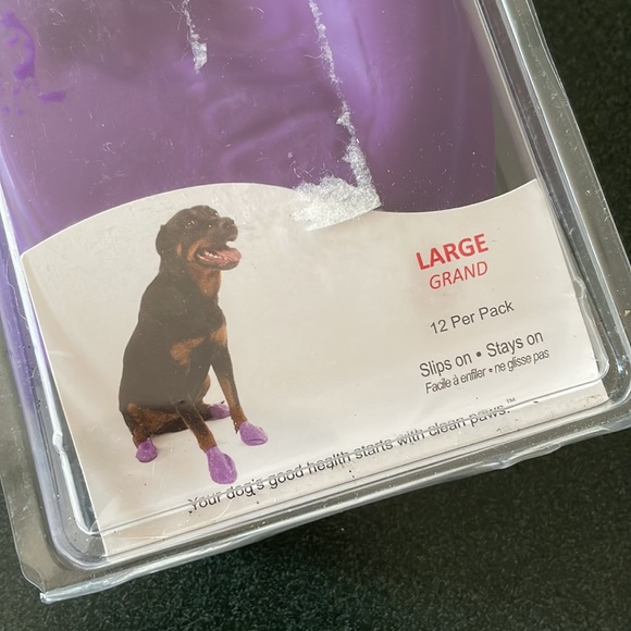 NIB PAWZ Rubber Dog Boots, Large - Picture 3 of 6